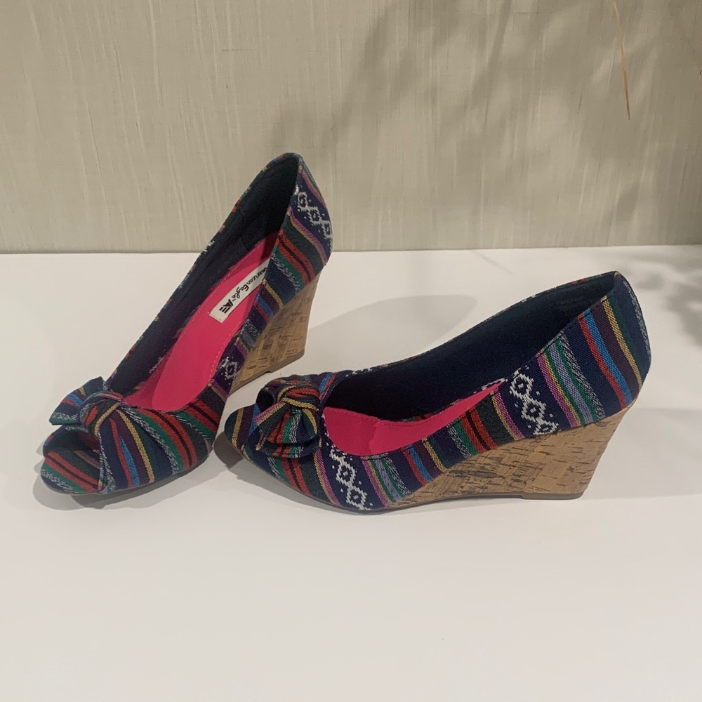 Colorful Wedge Heels